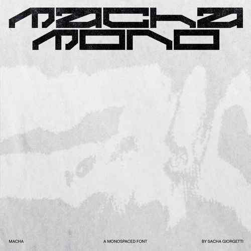 Macha Mono Display Font