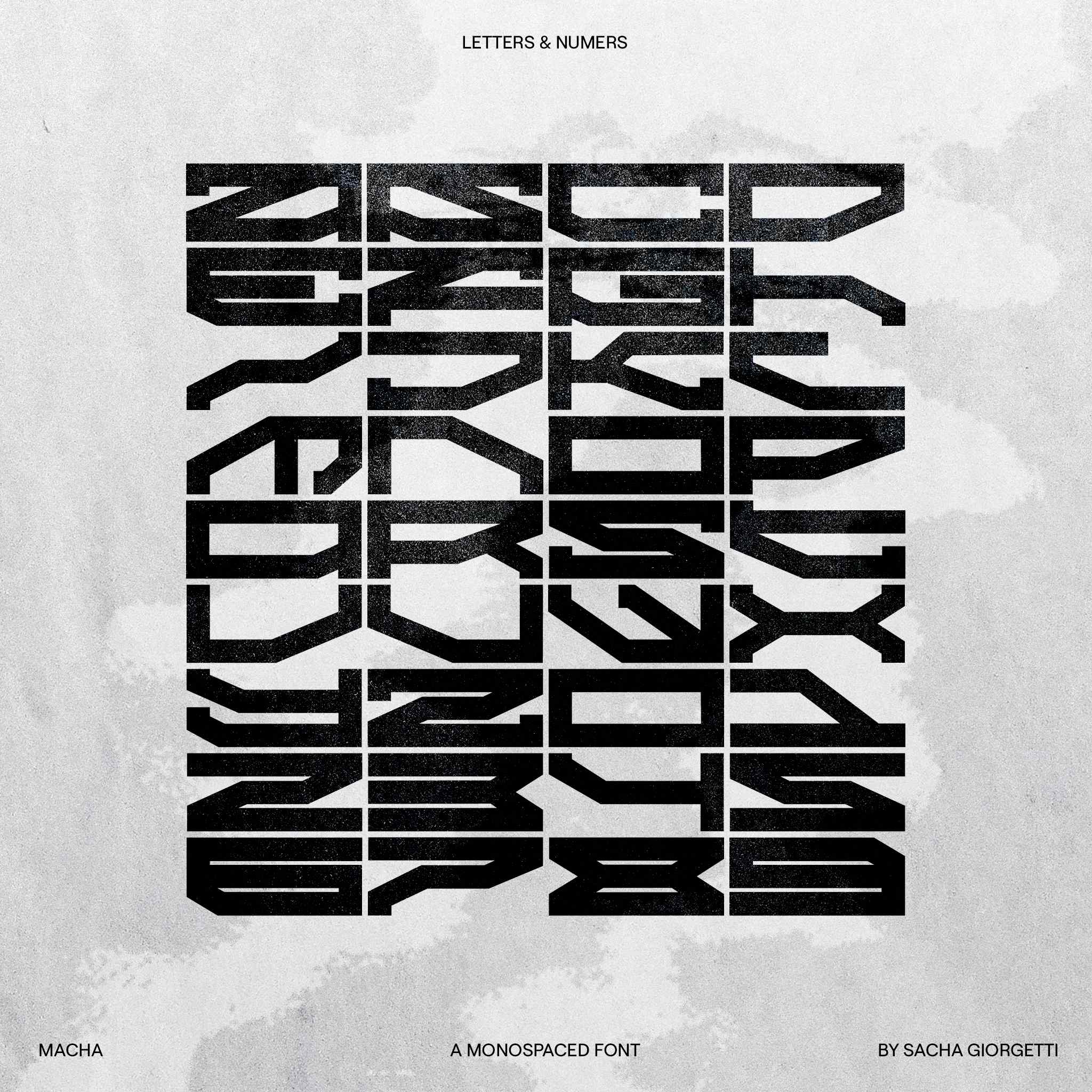 Macha Mono Display Font