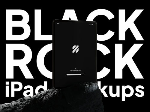 Black Rock - iPad Mockups