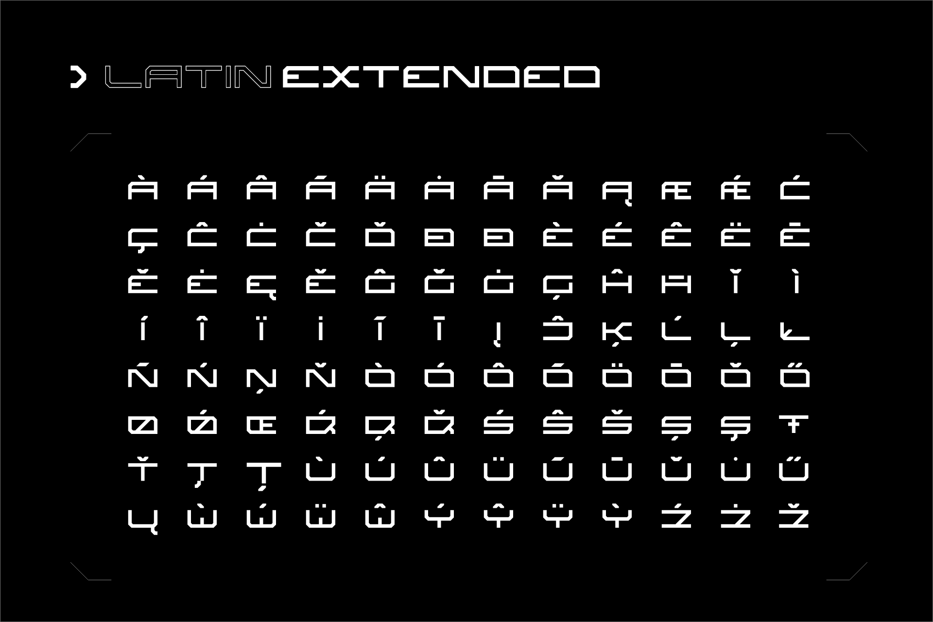Andromecha Display Font