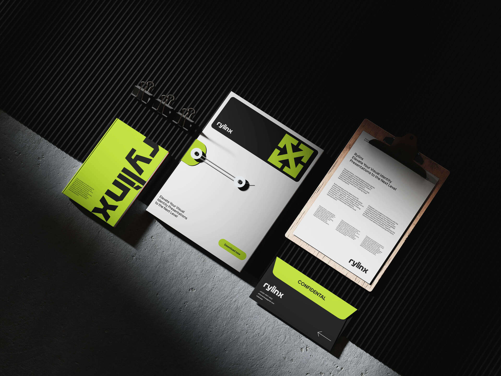 Rylinx - Branding & Device Mock-ups