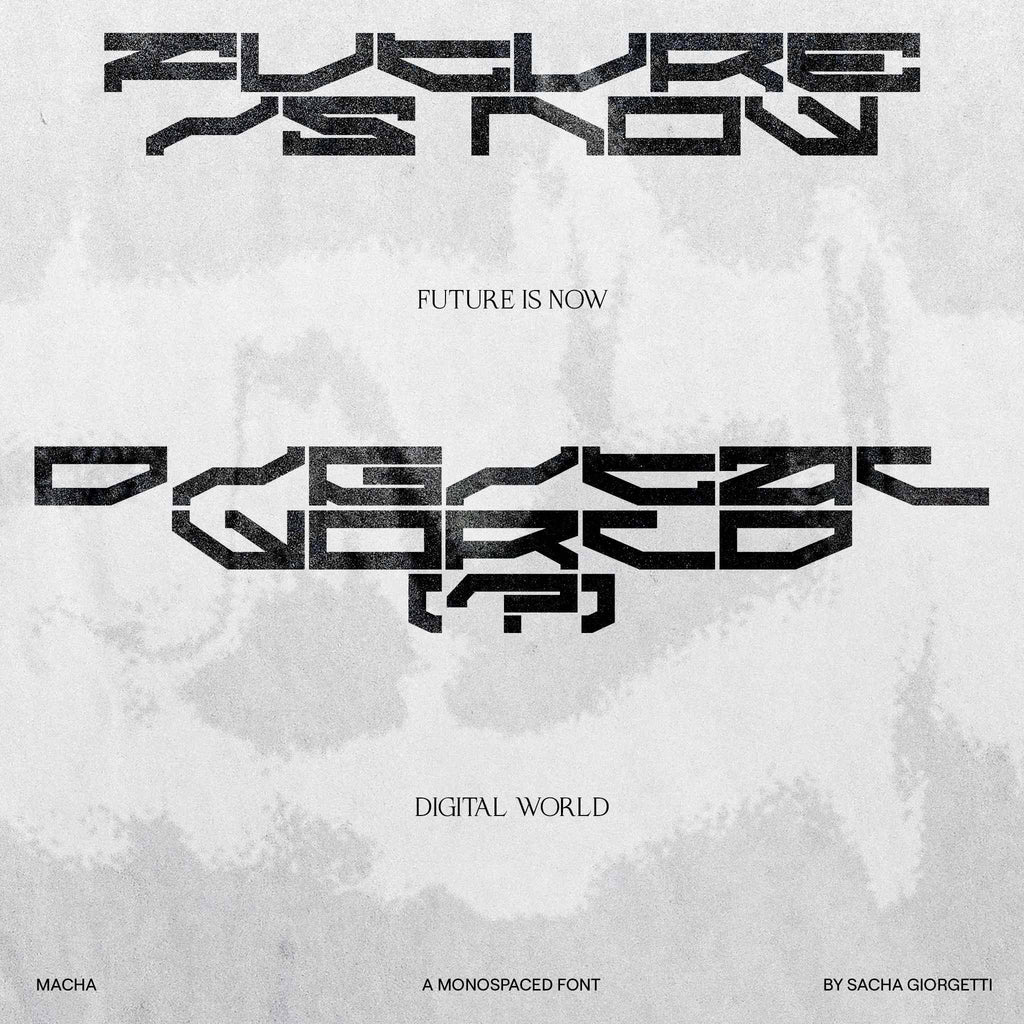 Macha Mono Display Font