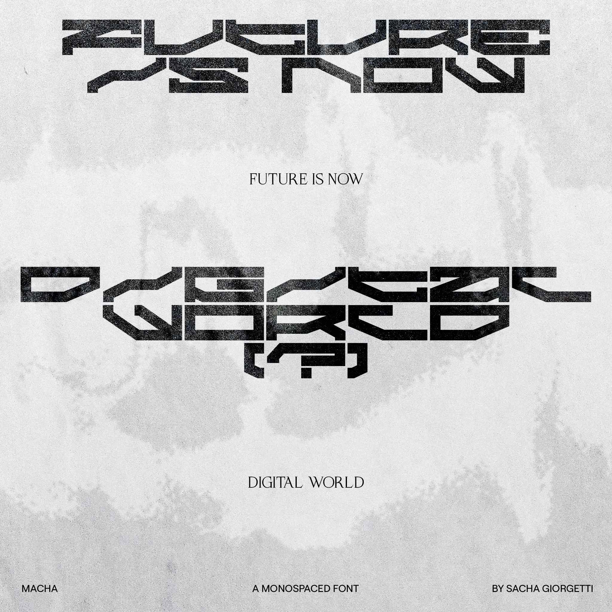 Macha Mono Display Font