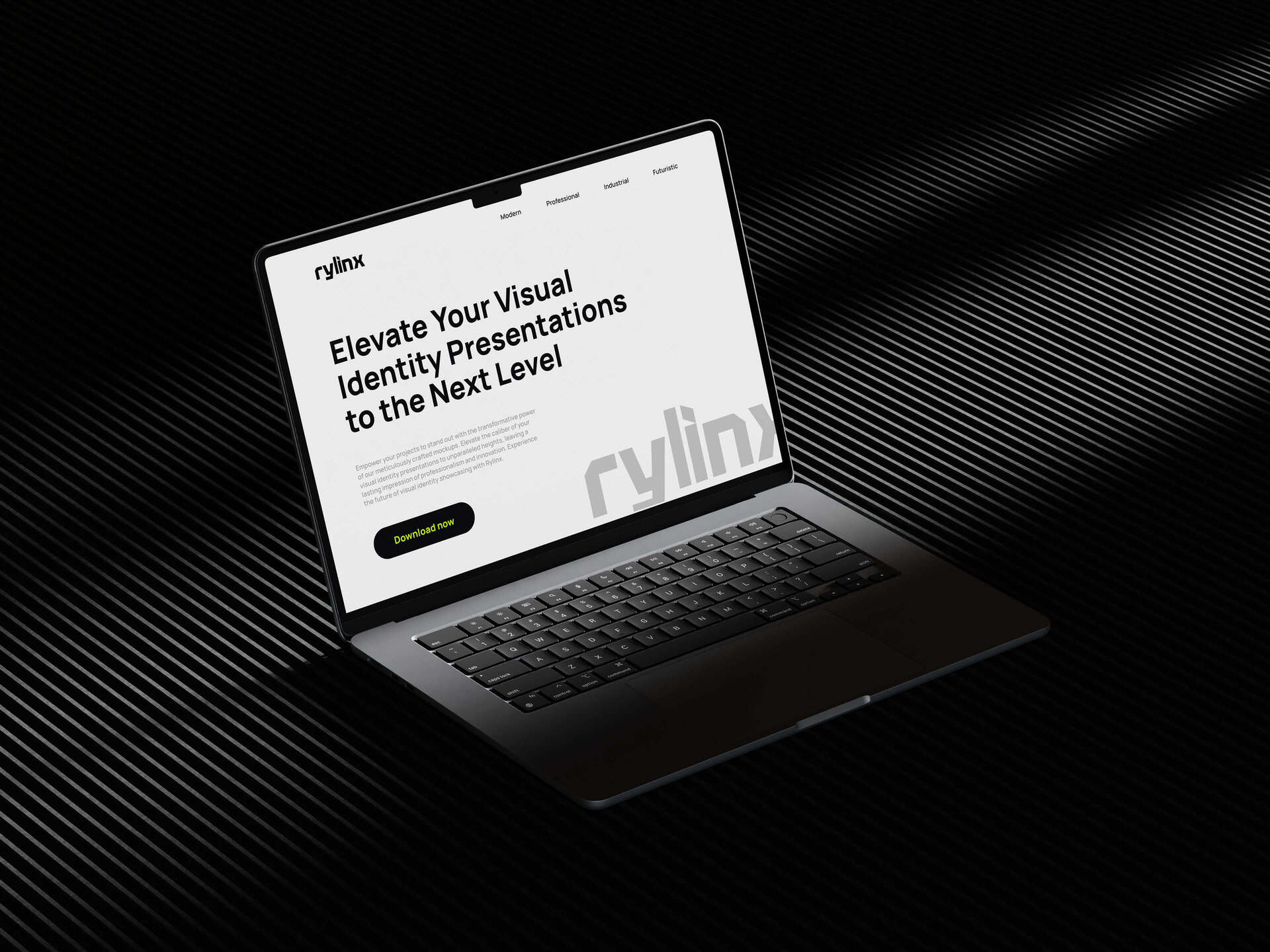 Rylinx - Branding & Device Mock-ups