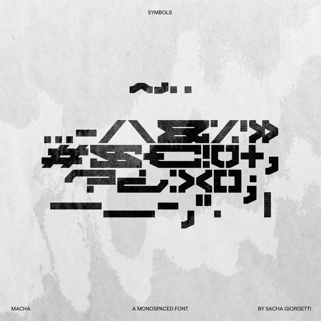 Macha Mono Display Font