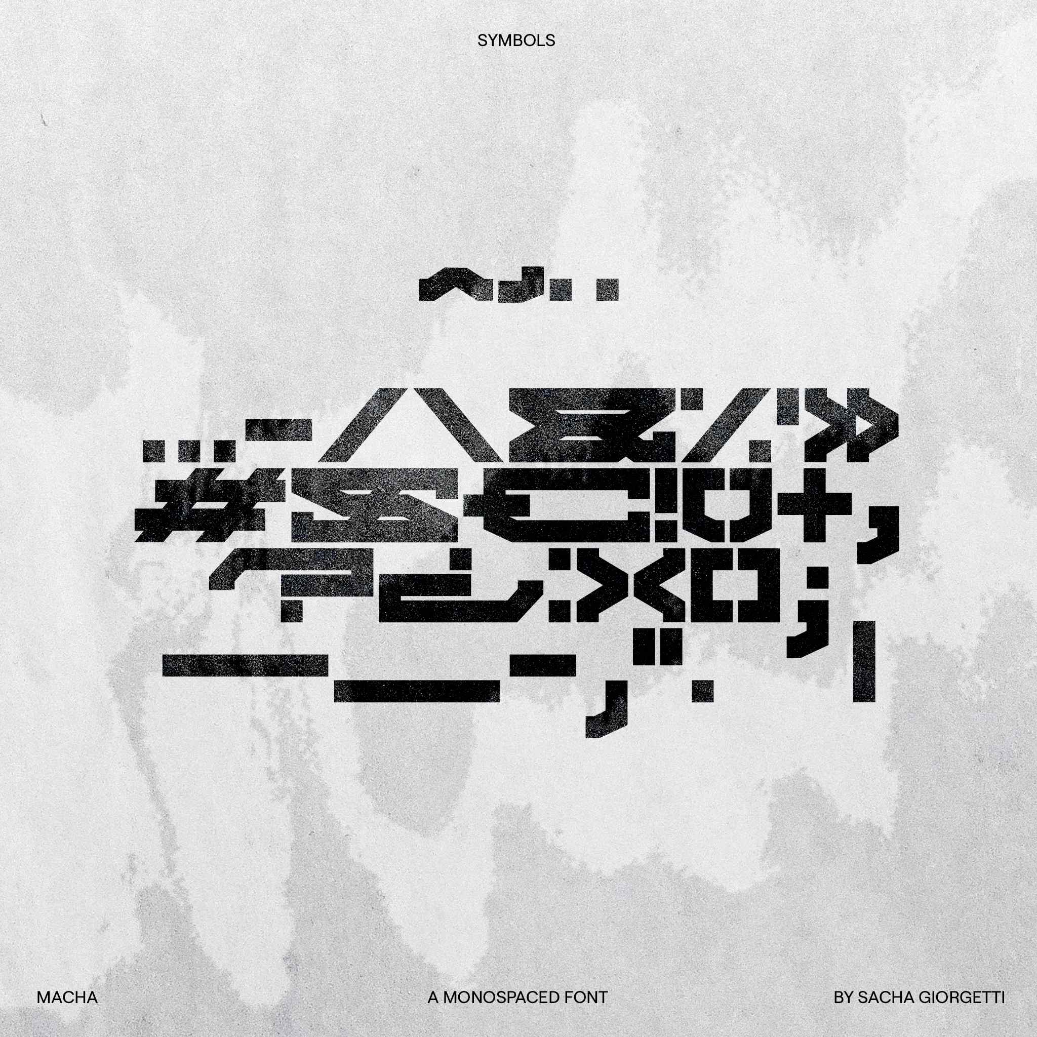 Macha Mono Display Font