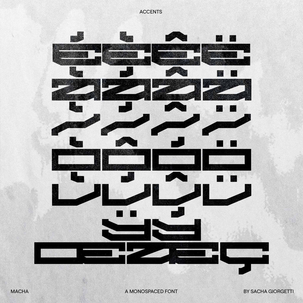 Macha Mono Display Font