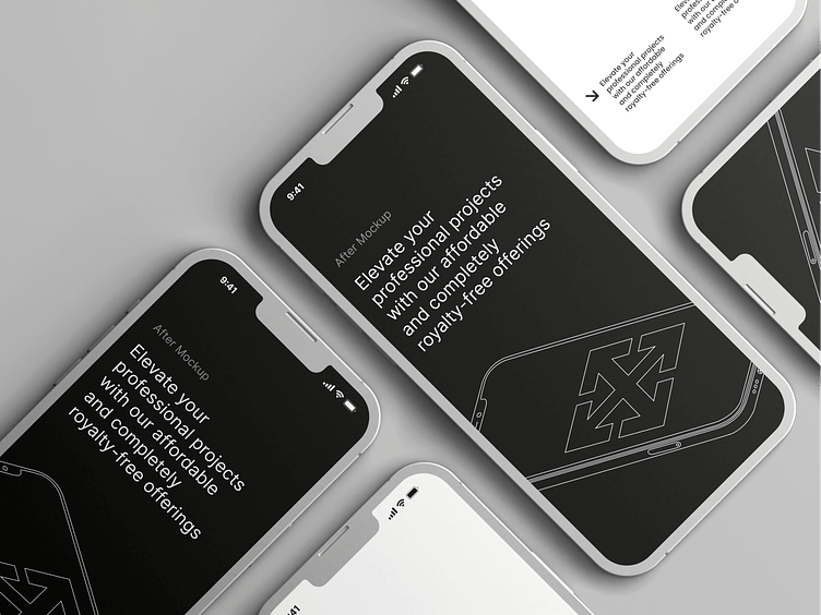iPhone Clay Mock-up Bundle