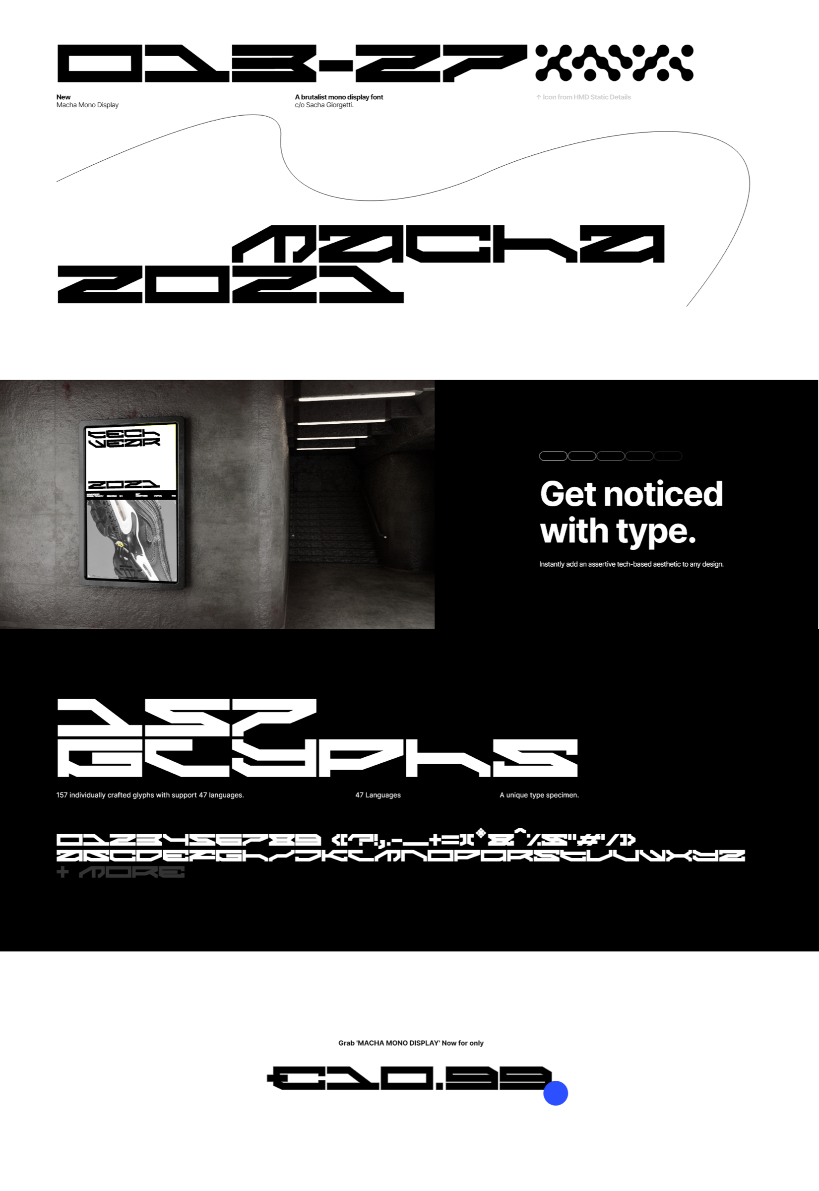 Macha Mono Display Font