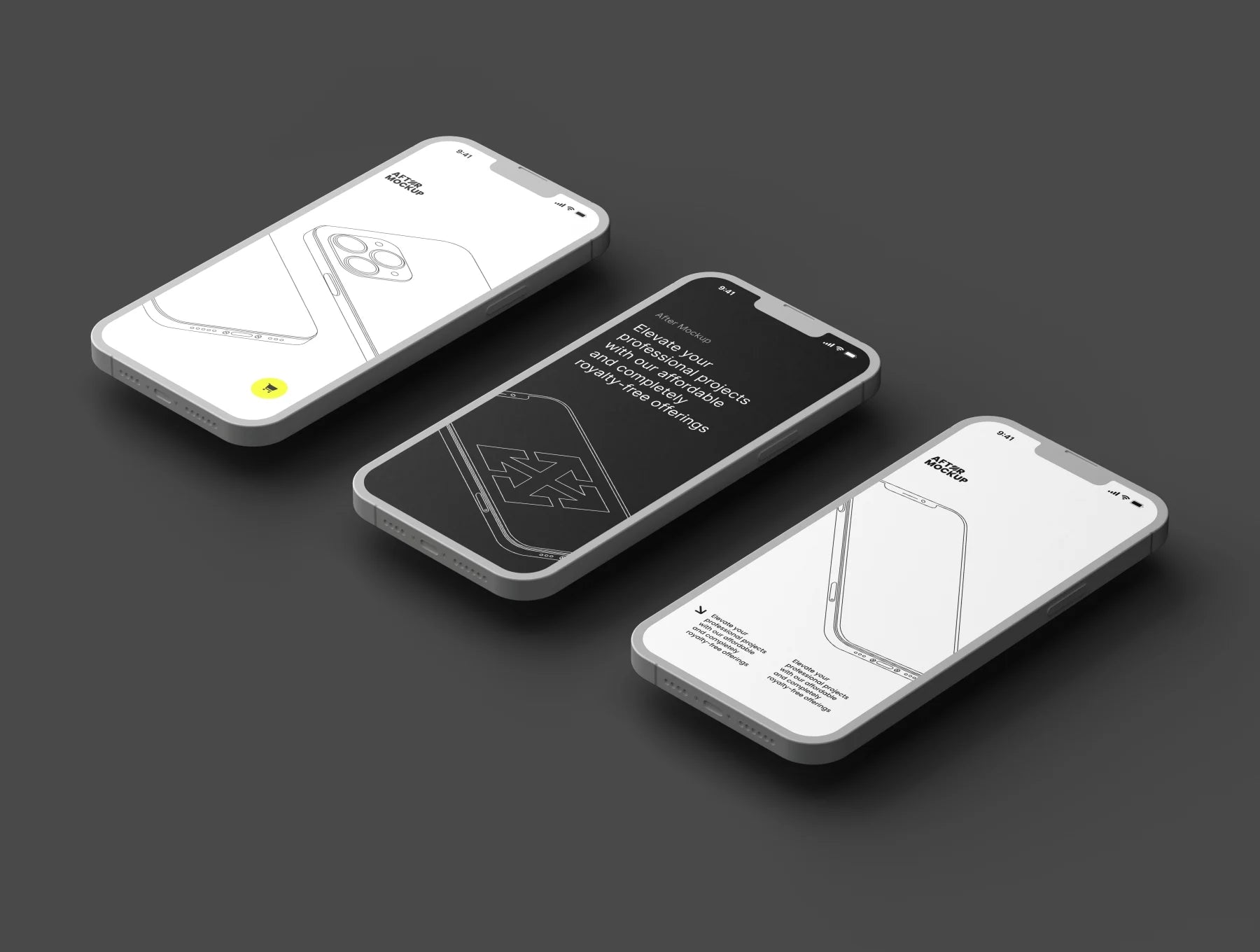 iPhone Clay Mock-up Bundle