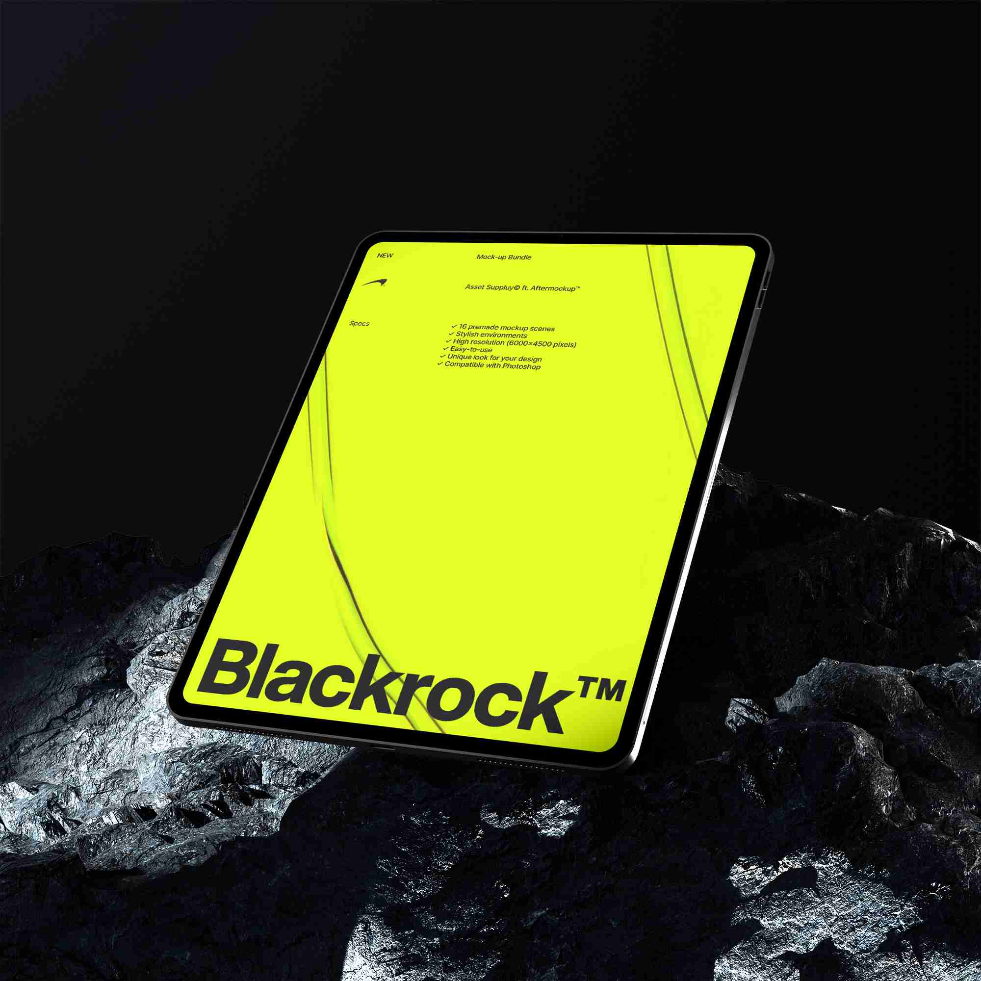 Black Rock - iPad Mockups