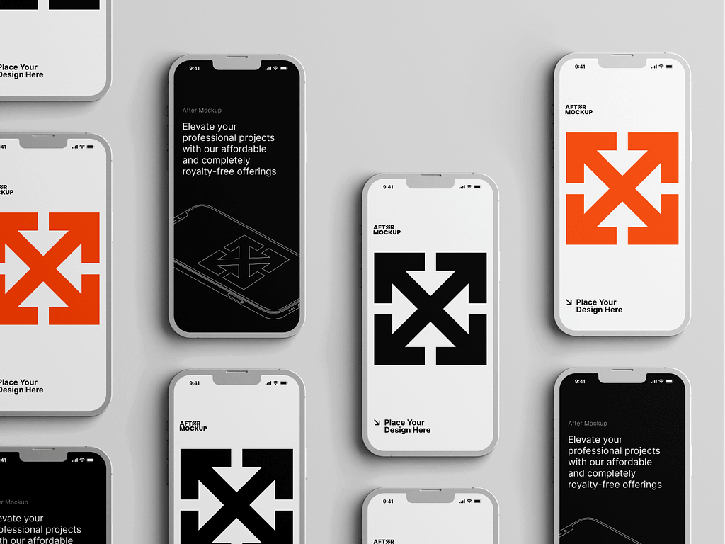 iPhone Clay Mock-up Bundle