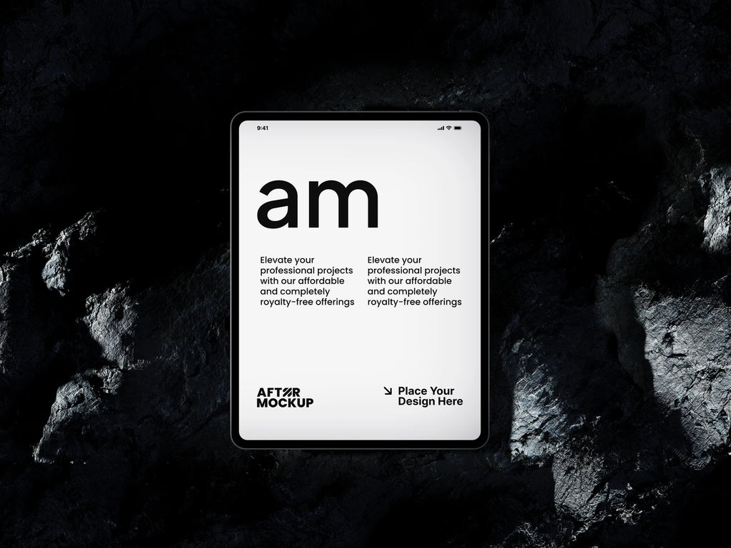 Black Rock - iPad Mockups