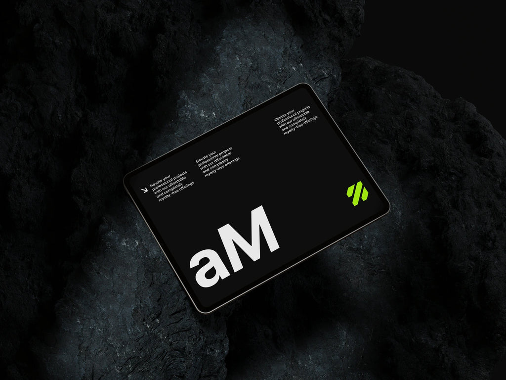 Black Rock - iPad Mockups